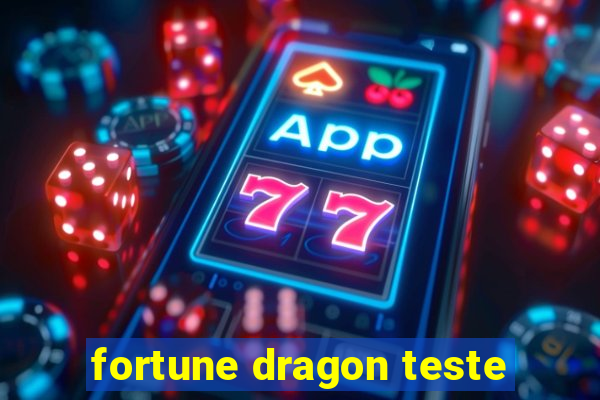 fortune dragon teste