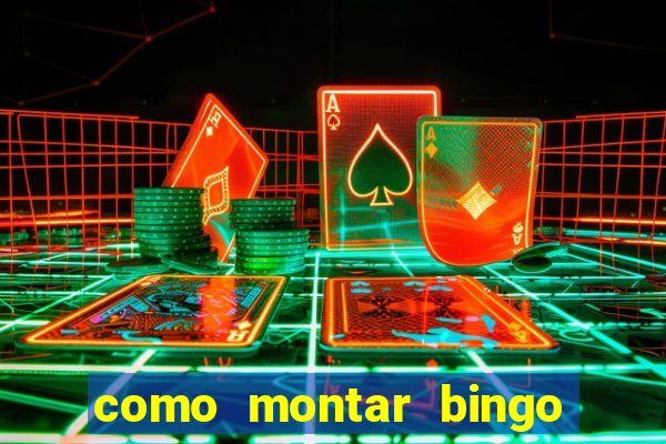 como montar bingo brinquedos toia