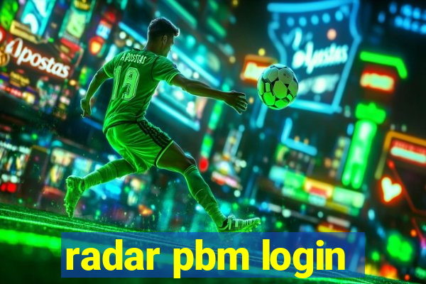 radar pbm login