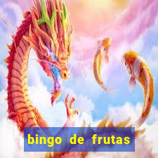 bingo de frutas para imprimir pdf