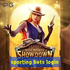 sporting bets login