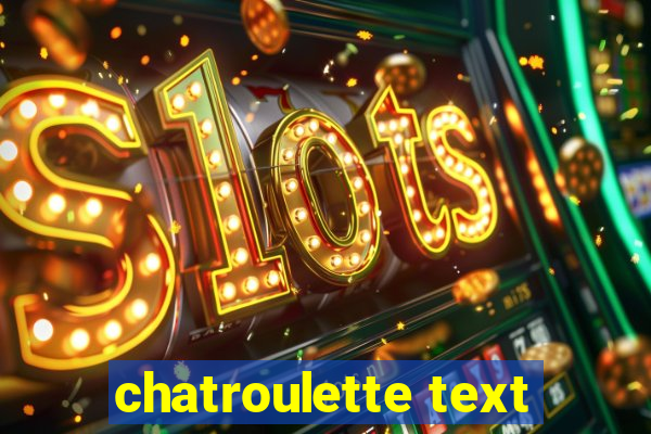 chatroulette text