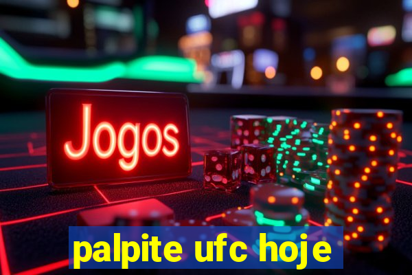 palpite ufc hoje