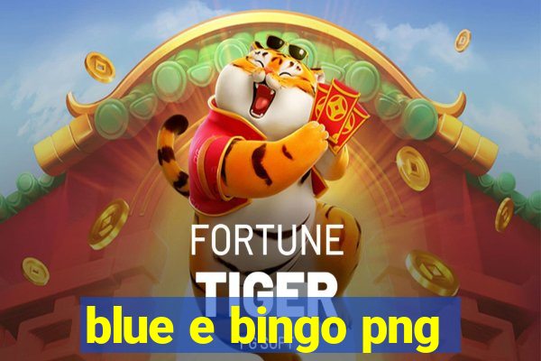 blue e bingo png