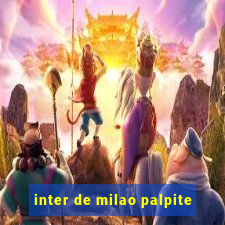 inter de milao palpite