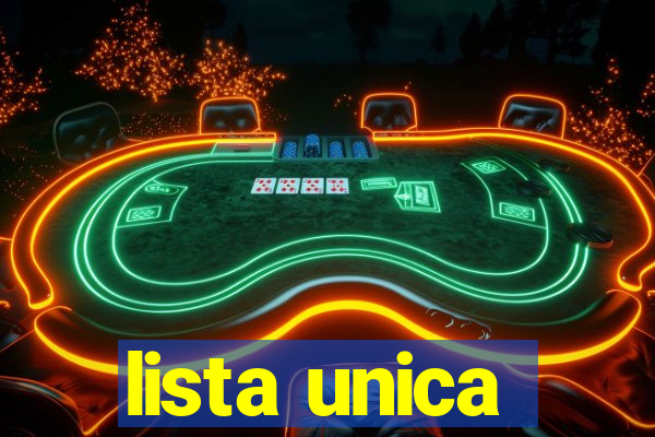 lista unica