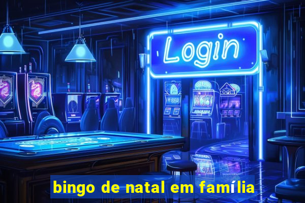 bingo de natal em família