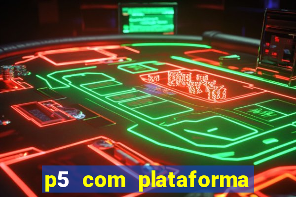 p5 com plataforma de jogos